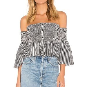 FAITHFULL the Brand Cooper Off the Shoulder Top